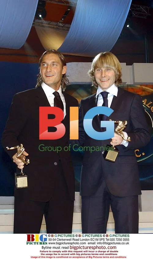 Nedved and Totti Awarded Best Players 2002/03