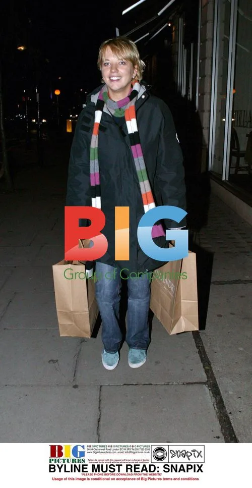 Radio 1 DJ Sara Cox Shops in London