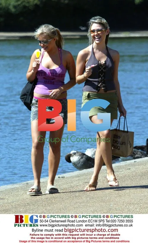 Ebony Gilbert and Adele Silver Enjoy Day in the Sun