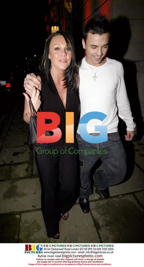 Liberty X's Michelle Heaton and Andy Scott Lee