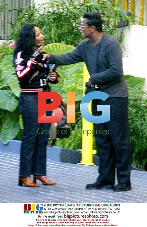 Jermaine Jackson Arguing with Wife