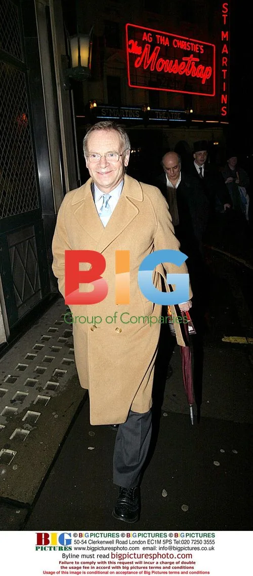 Jeffrey Archer leaves the Ivy Restaurant