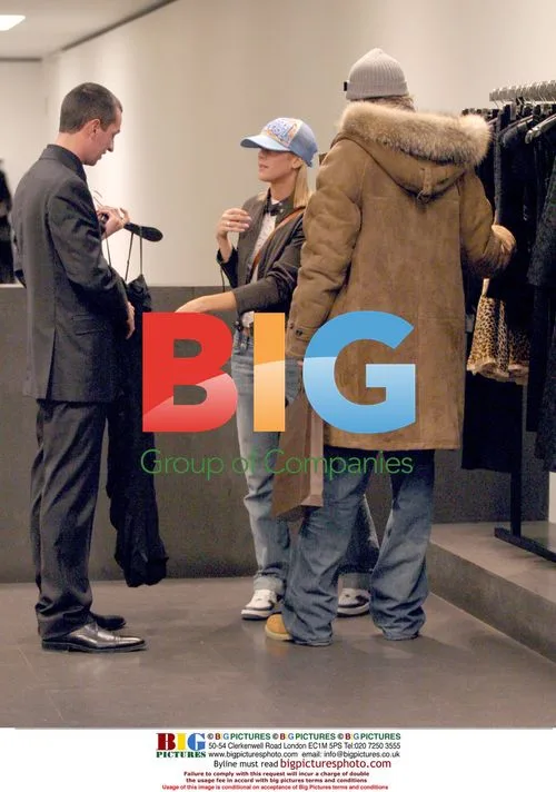 Kate Lawler and Jonathan Woodgate Shopping