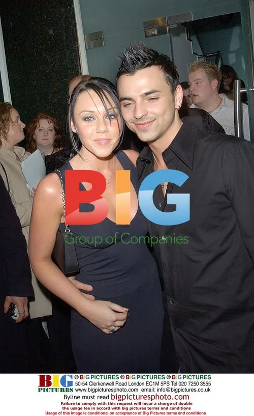 Singer Jason Scott Lee and Liberty X Michelle Heaton at Scary Movie 3 after party