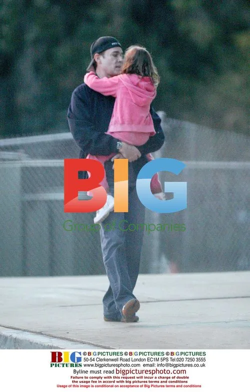 Ray Liotta with daughter at park