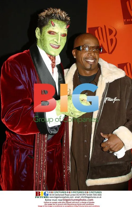 Andy Hallett and MC Hammer at WB Party