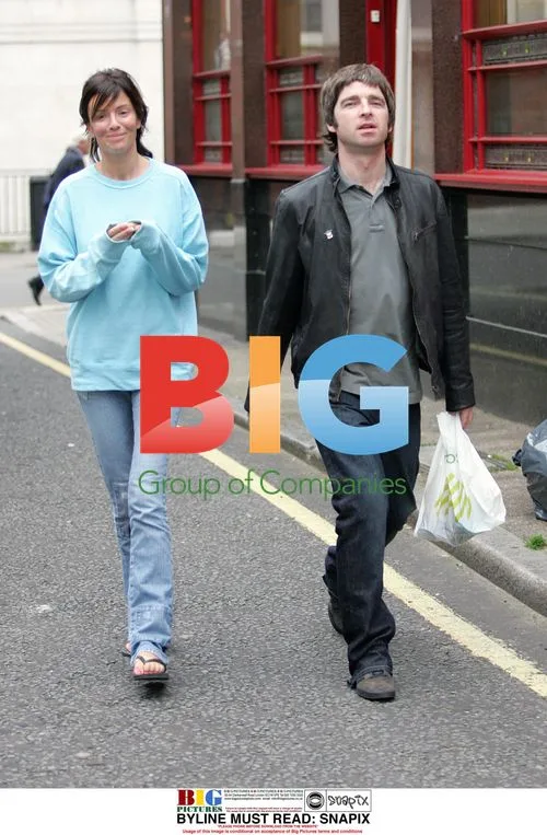 Noel Gallagher and Sara MacDonald in London