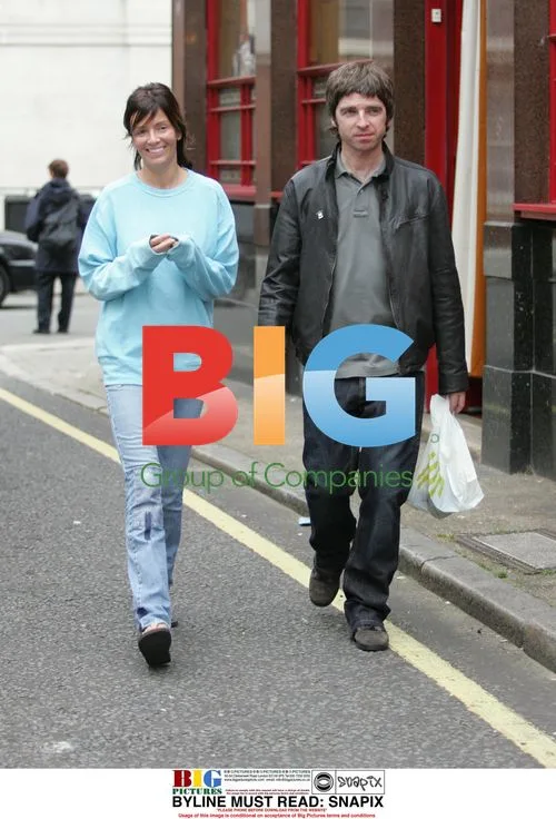 Noel Gallagher & Sara MacDonald Out in London