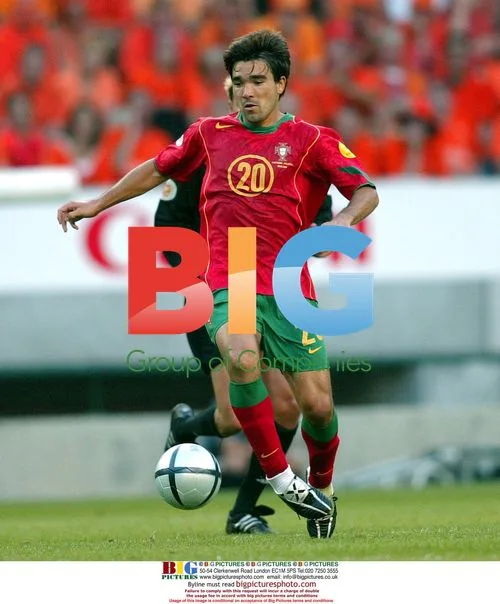 DECO during Euro 2004 match
