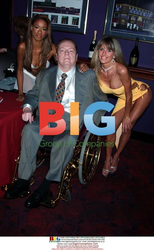 LARRY FLYNT with Hustler Models