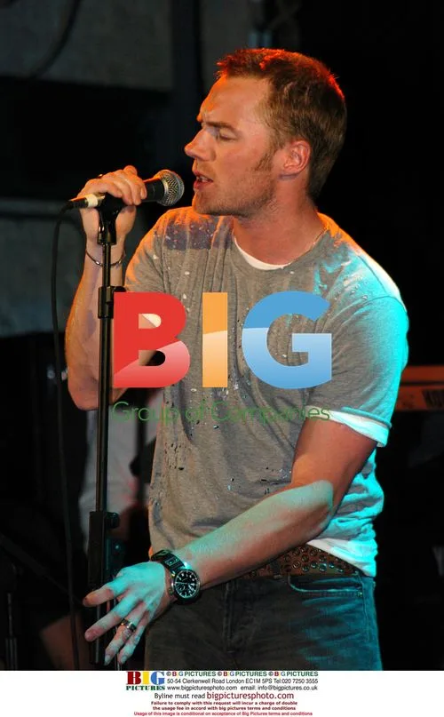 Ronan Keating Performing at Birthday Party