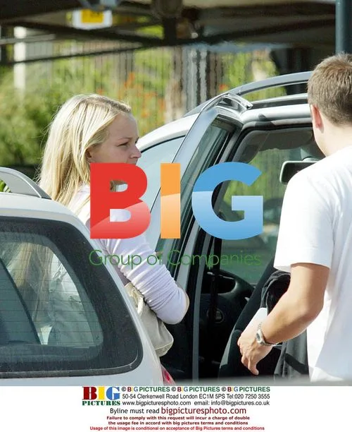 Jennifer Ellison and Boyfriend Arrive in Spain