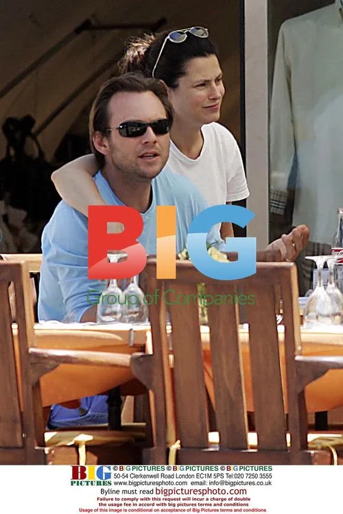 Christian Slater and wife Ryan Haddon shopping in Saint Tropez