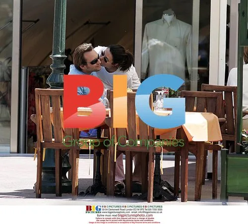Christian Slater and Wife Shopping in Saint Tropez