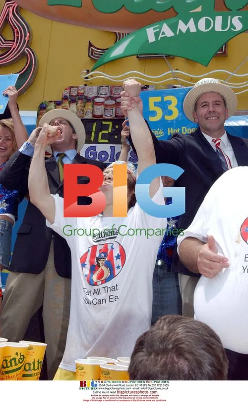 Takeru Kobayashi wins Nathan's Hot Dog Eating Contest