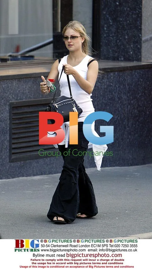 Corrie babe Tina O'Brien seen at Granada Studios