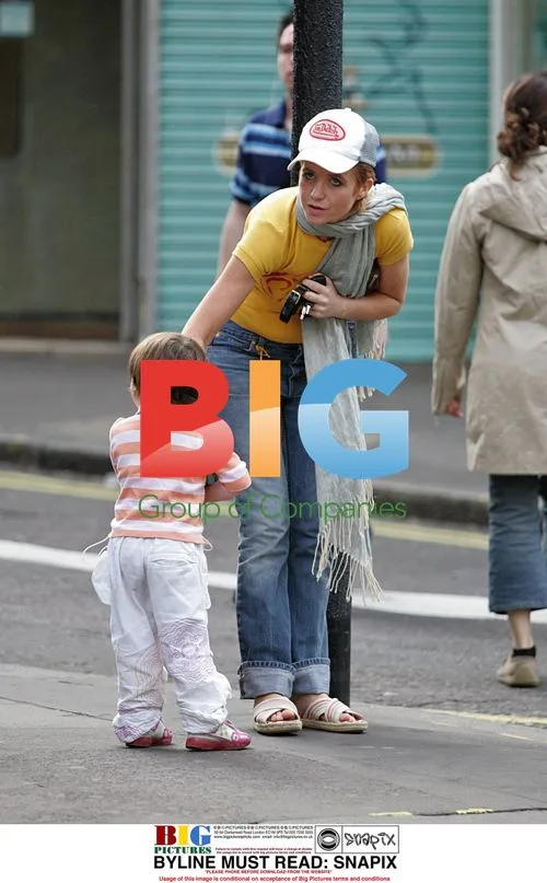 Patsy Palmer out with family in London