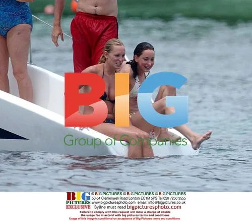 Joanna Taylor and Danny Murphy on Catamaran