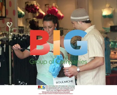 Micheal Heaton and Andrew Scott-Lee Shopping