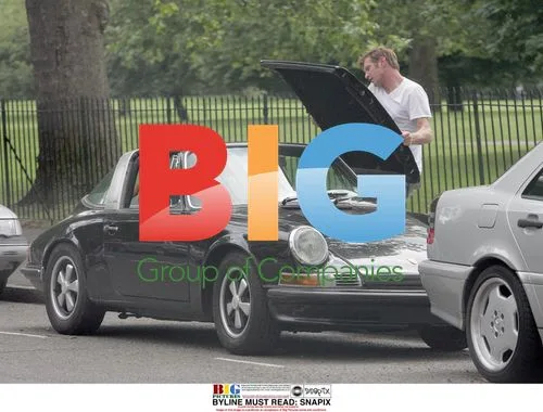 Jason Flemyng Fixes Car in London