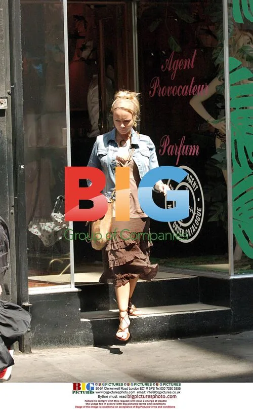 Charlie Brooks Seen Browsing at Agent Provocateur