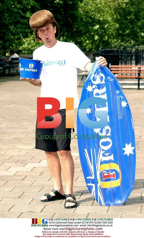 Ex Cricketer Phil Tufnell Promoting Fosters Beer