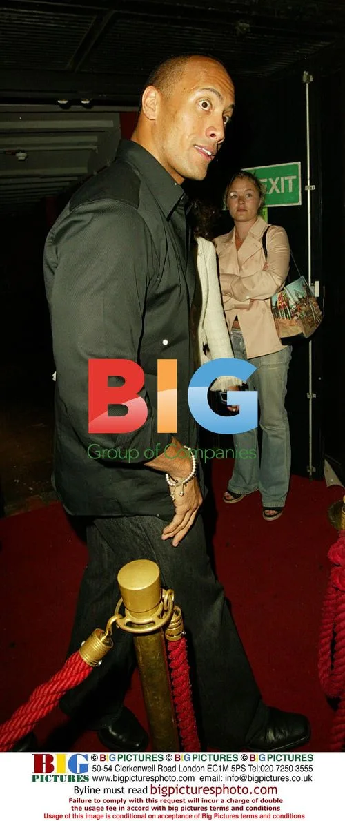 The Rock at 'Walking Tall' Screening