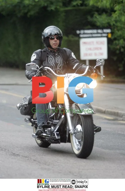 Gary Davies on Motorcycle