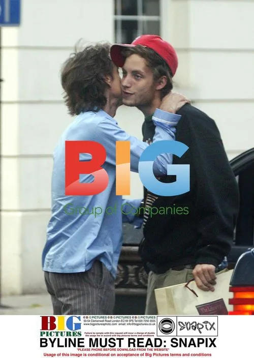 Mick Jagger and Son James Shopping in London