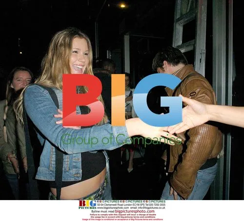 Blue star Duncan at Liberty X party with Joss Stone
