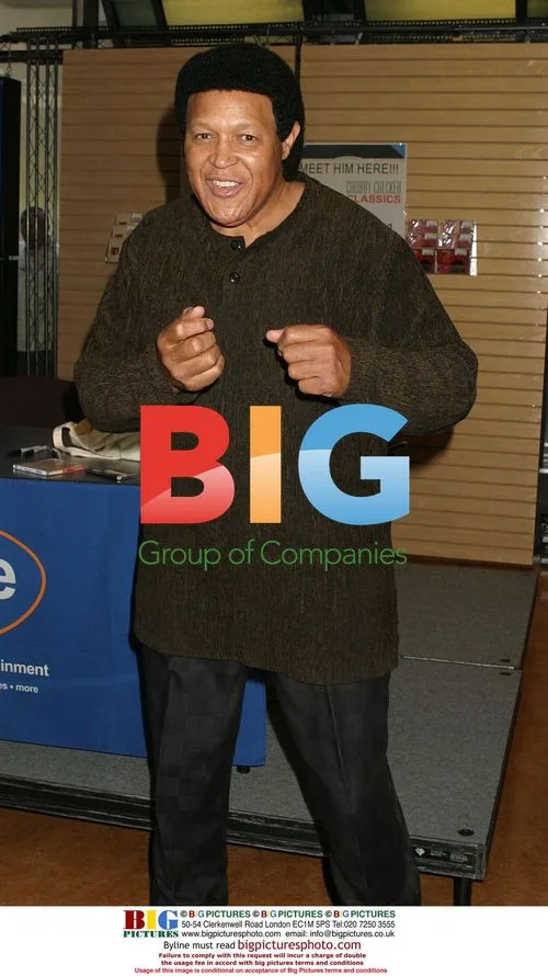 Chubby Checker at FYE in-store appearance