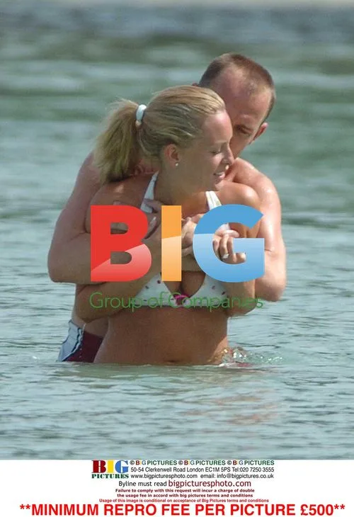 Joanna Taylor and Danny Murphy Enjoying Caribbean Swim