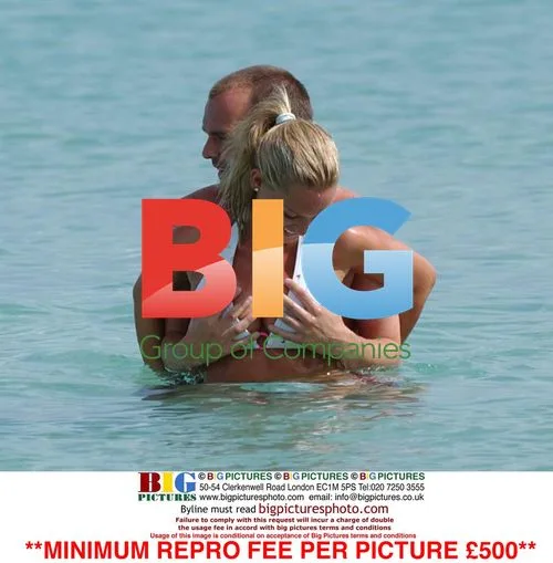 Joanna Taylor and Danny Murphy on Caribbean Beach