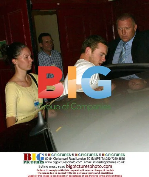 Wayne Rooney Leaving London Theatre