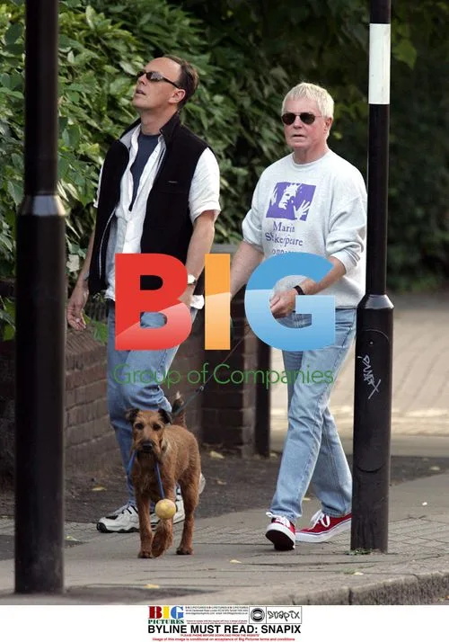 Sir Derek Jacobi Walking Dog in London