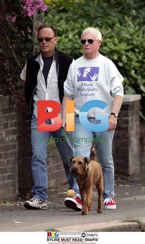Sir Derek Jacobi Walking Dog in London