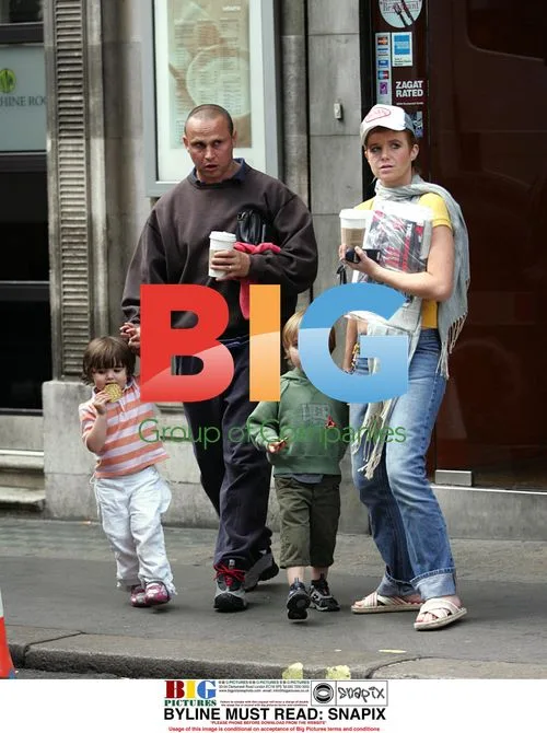 Patsy Palmer out with family in London