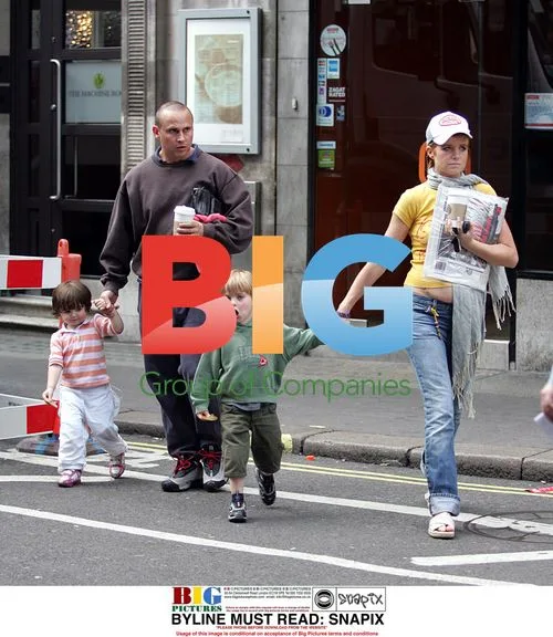 Patsy Palmer Out with Family in London