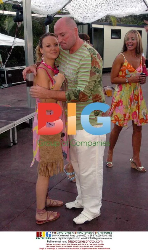 Charlie Brooks on holiday in Spain