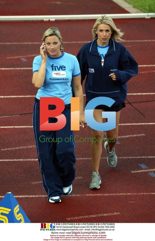 Celebs at Sport Relief Athletics Event