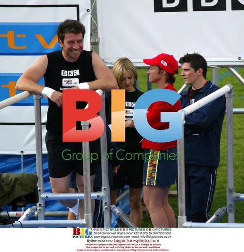 Celebrities at Sport Relief Athletics Event