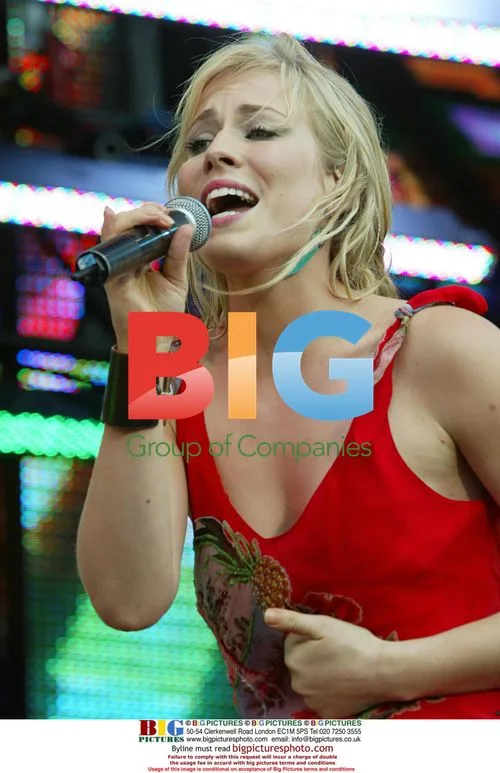 Singer Natasha Bedingfield performs at Party In The Park
