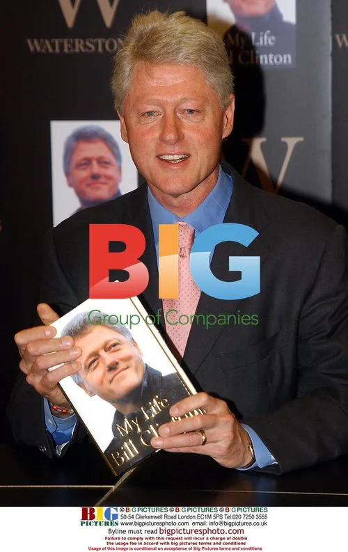 Bill Clinton promotes 'My Life' book in London