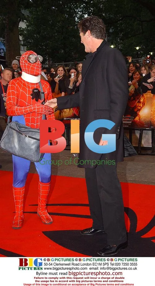 David Hasselhoff and Avid Merion at Spider-Man 2 Premiere