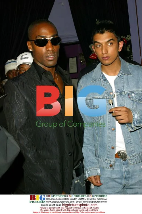 Leilani, Tim Kash, and Simon Webbe at London Club