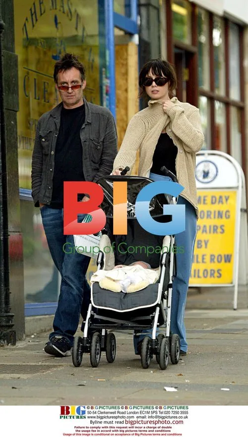 Lysette Anthony and family out in London