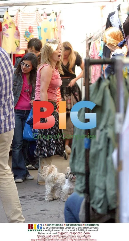 Geri Halliwell and Her Dog Harry in London