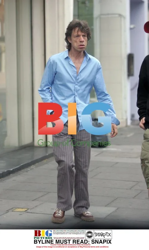 Mick Jagger and son James out shopping in Chelsea