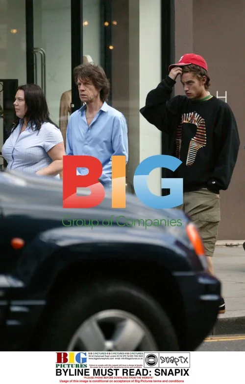 Mick Jagger and son James out shopping