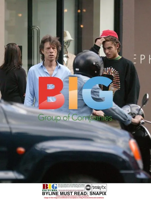 Mick Jagger and Son James Shopping